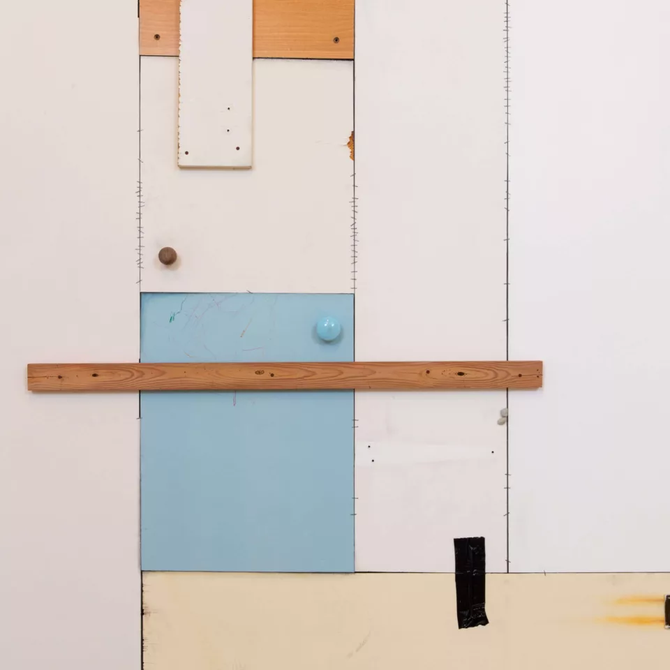 A detail of Roland Hicks, The Fourth Wall